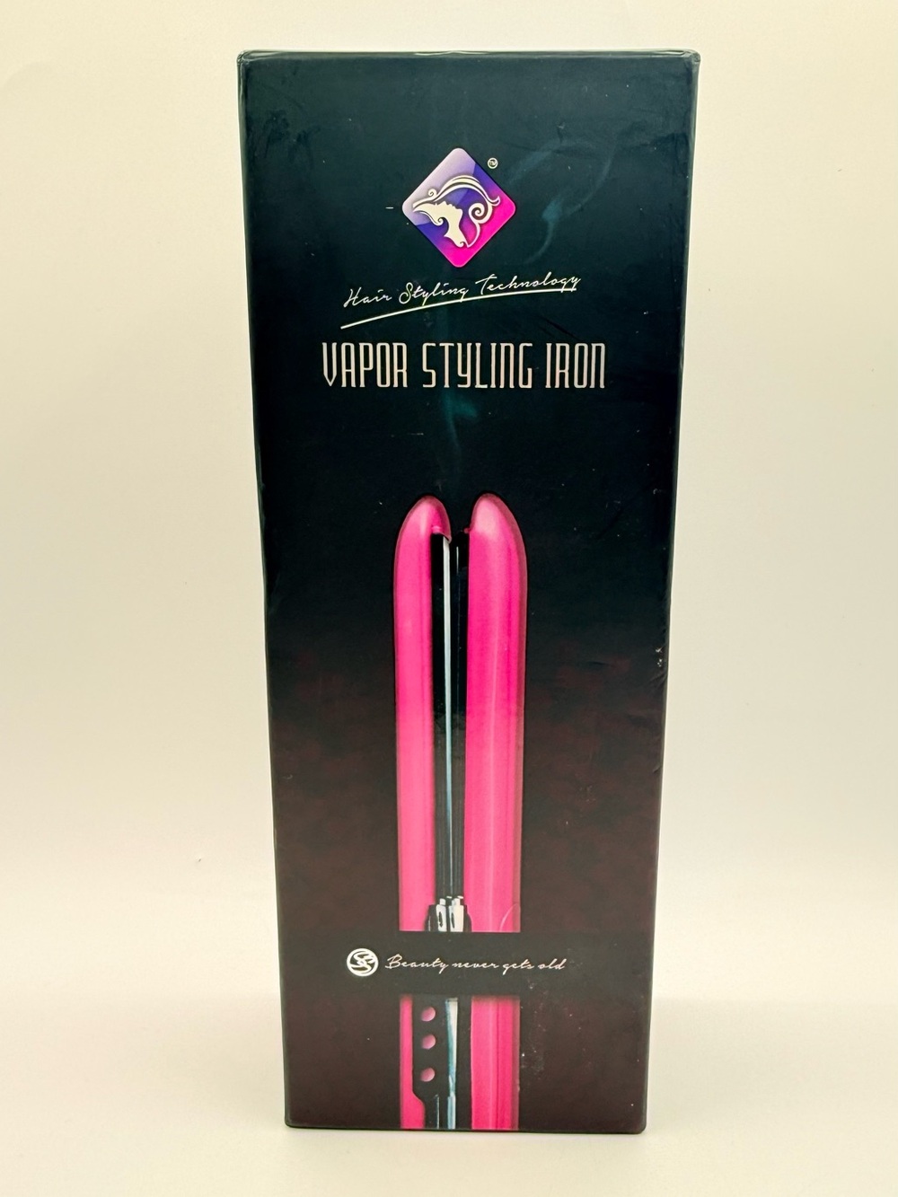 Royale Pro RSN13 Vapor Styling Iron Pink Ceramic Tourmaline Argan Oil w/ Box